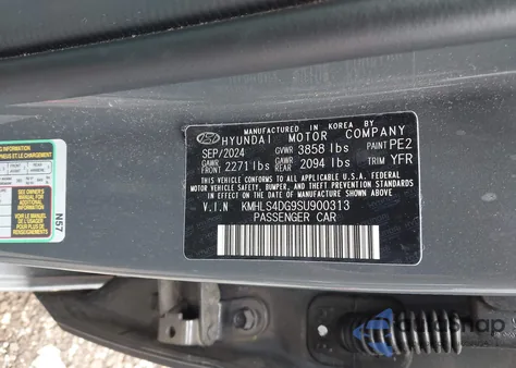 2025 Hyundai Elantra Sel Convenience from USA, damaged, VIN KMHLS4DG9SU900313